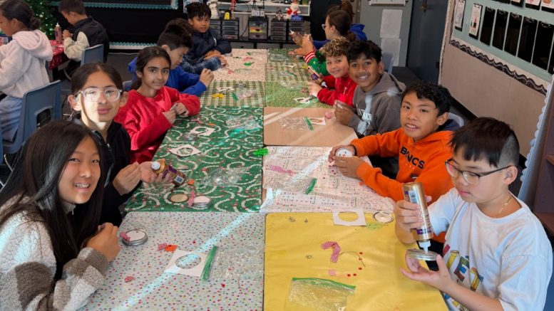 Bryant Ranch Elementary Celebrates Creativity and Connection During Holiday Craft Day